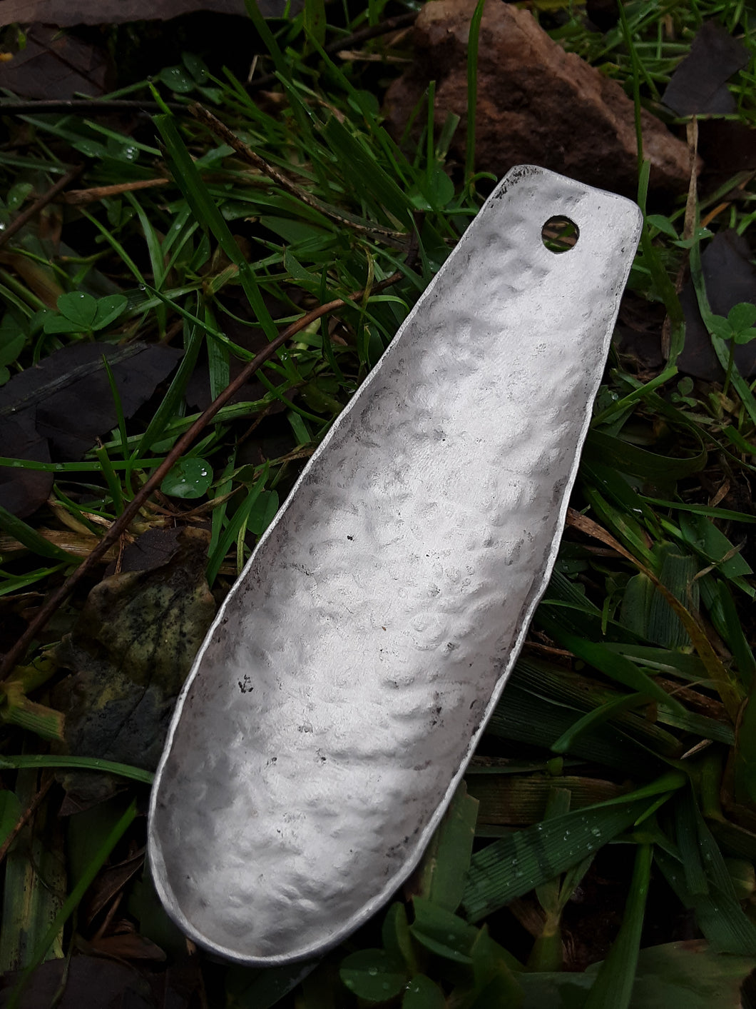 Hand forged Ti pack spoon