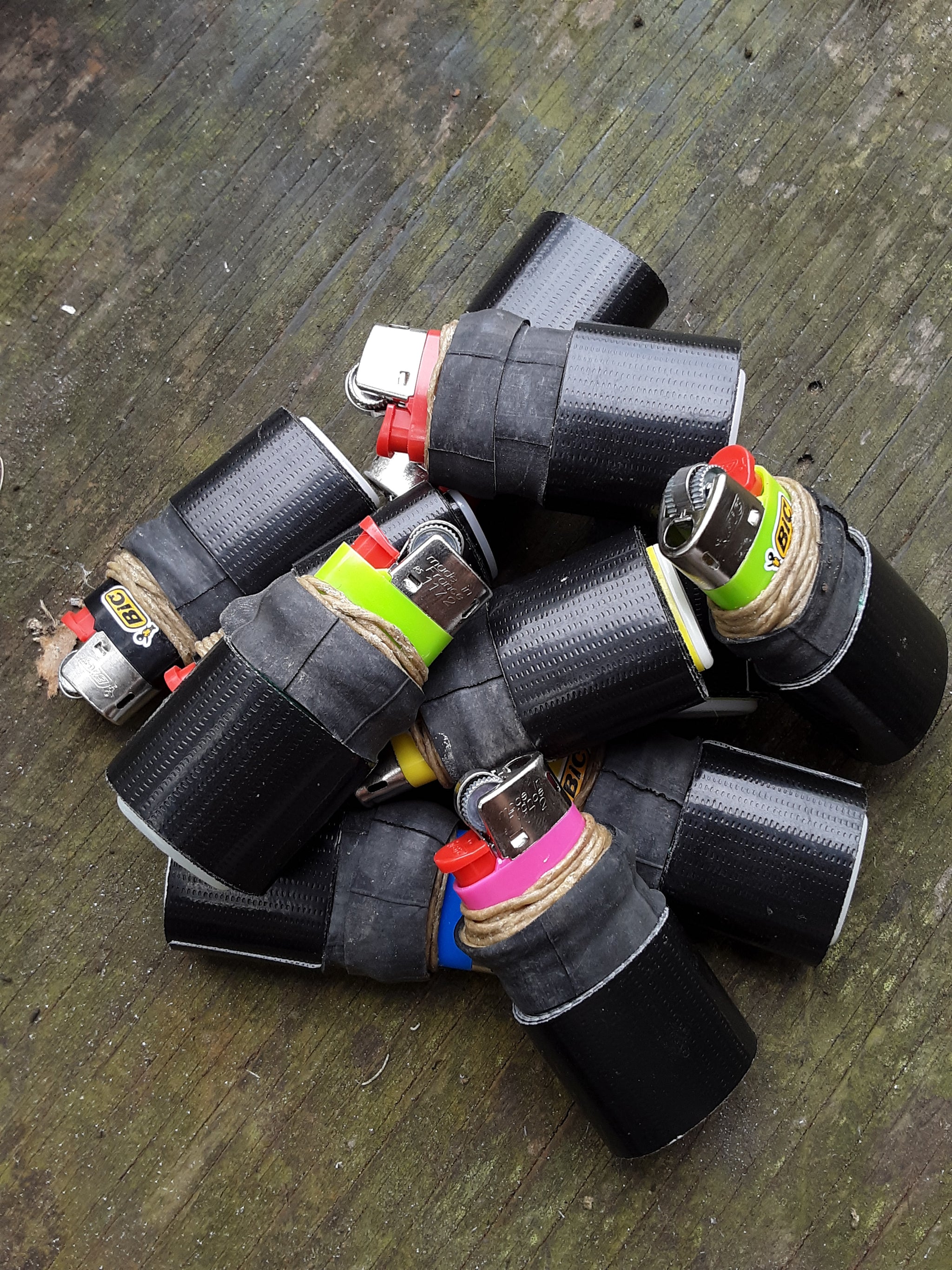 backpacking mini bic Loaded mini Bic – Bushcraft Kelso
