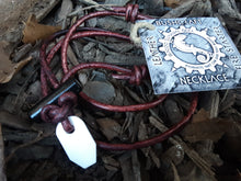 Load image into Gallery viewer, Wazoo Bushcraft (fire starter) necklace
