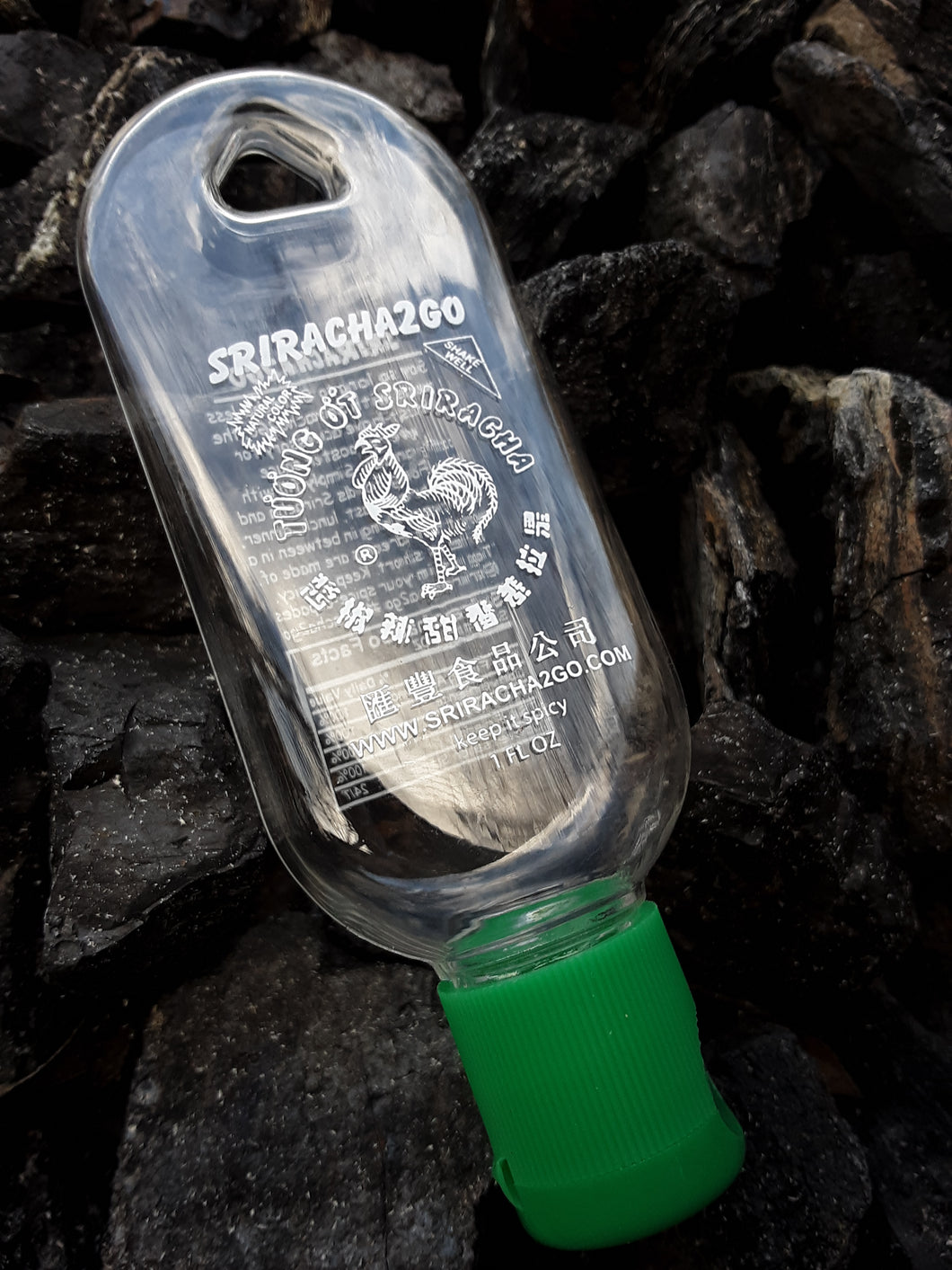 Sriracha to go bottle